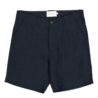 Grange Linen Shorts Navy