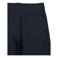 Grange Linen Shorts Navy