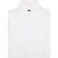 High Neck Zip-up Print Sweatsh White 70v