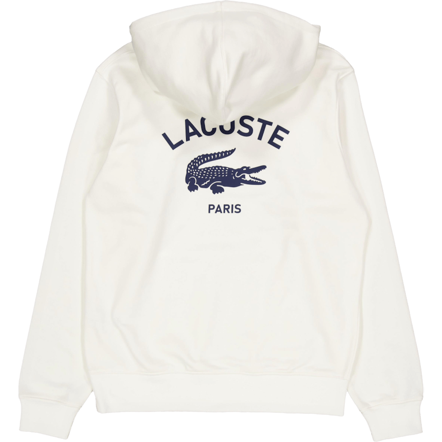 Print Hoodie White 70v