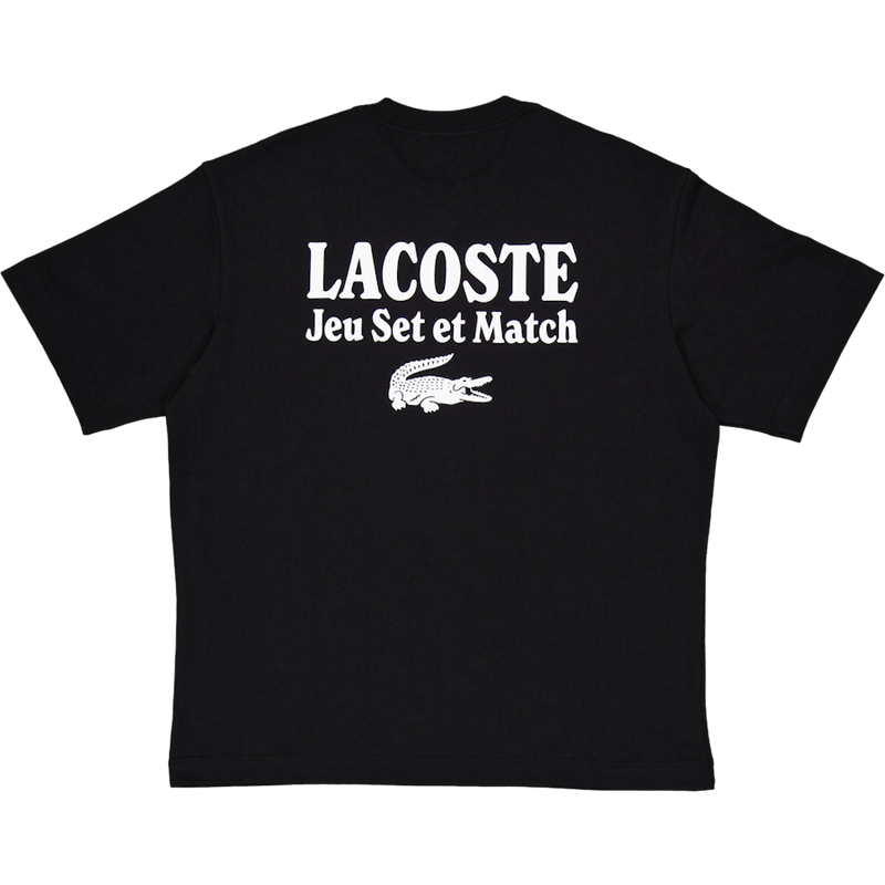 Loose Fit Heavy Jersey Printed Noir 031