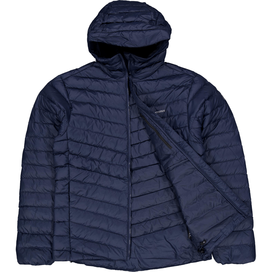 M Frost Down Hood Jacket Blue Shadow