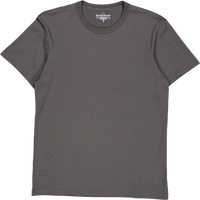 Crew-neck Pima Charcoal