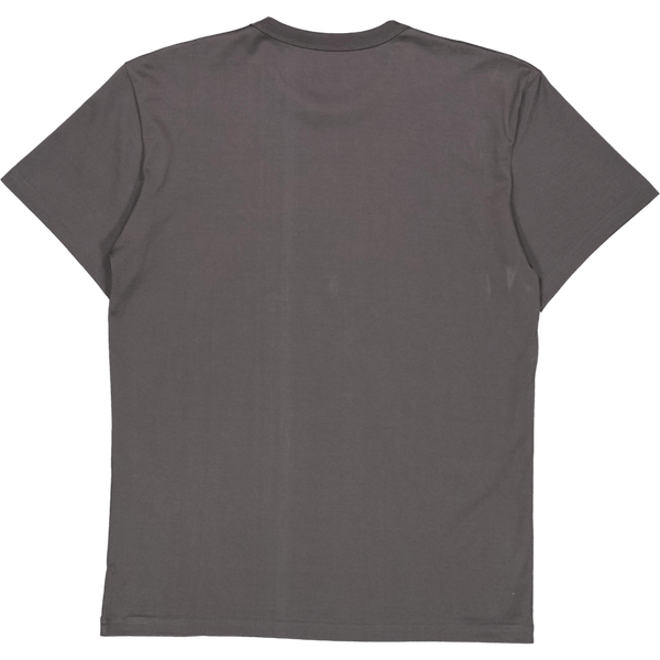 Crew-neck Pima Charcoal