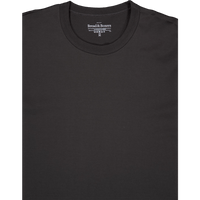 Crew-neck Pima Charcoal