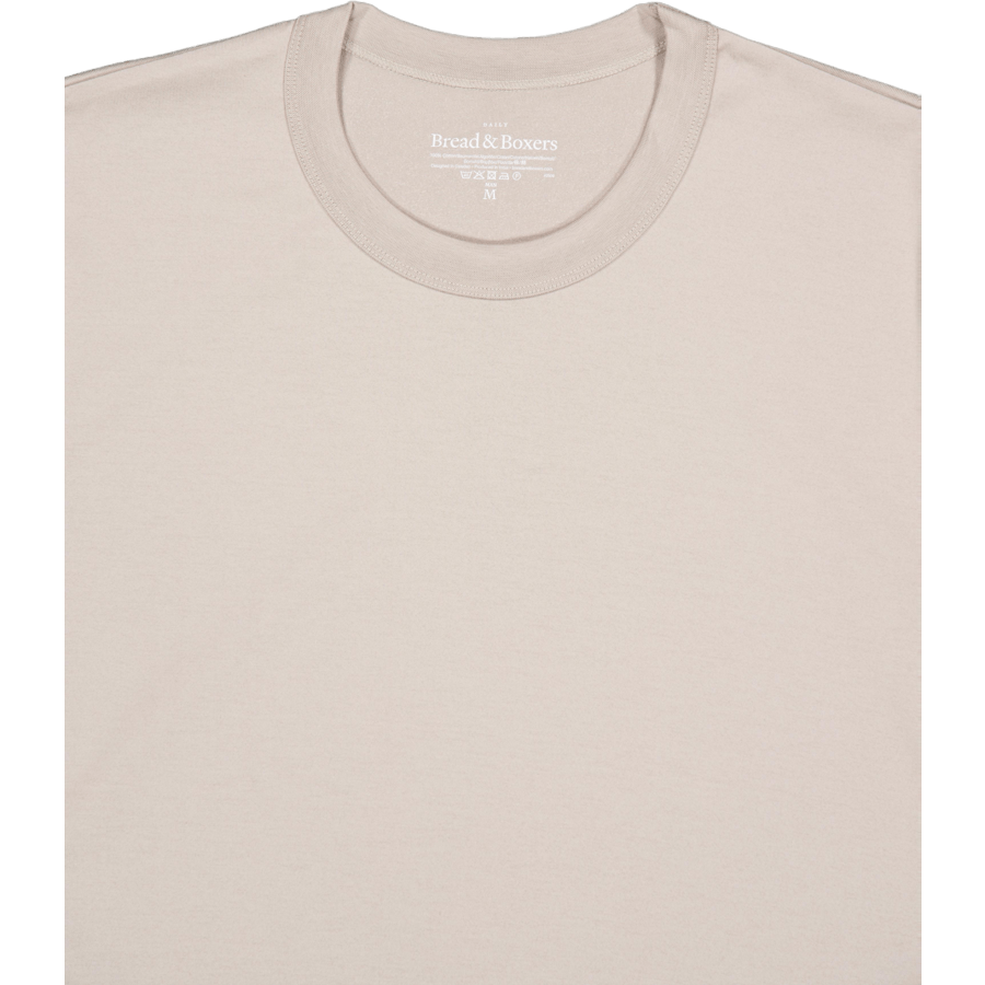 Crew-neck Pima Greige