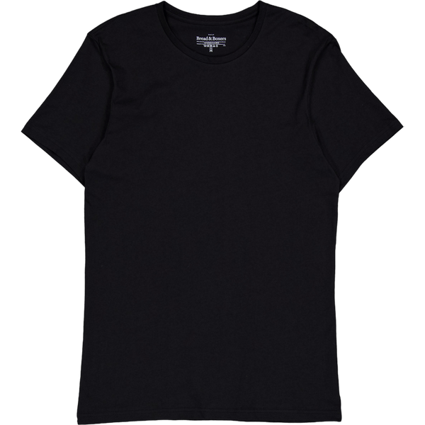 Crew-neck Lightweight Cotton 2 Black