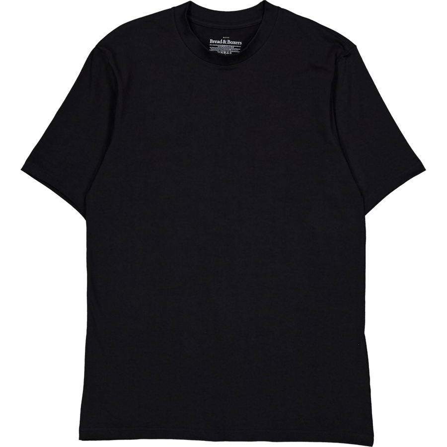 High Neck Tee Black
