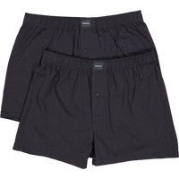 Jersey Boxer Shorts 2-pack Black