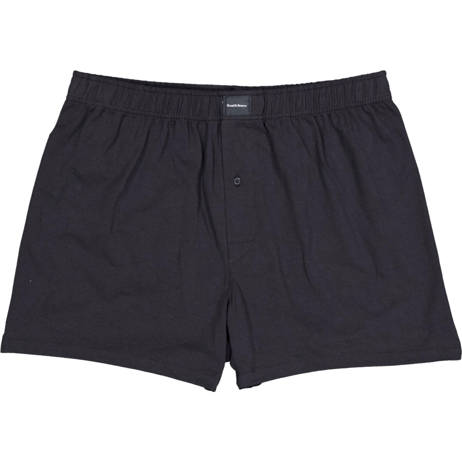 Jersey Boxer Shorts 2-pack Black