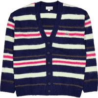 Relaxed Fit Striped Alpaca Woo Navy Blue/pollen 0-bigarr