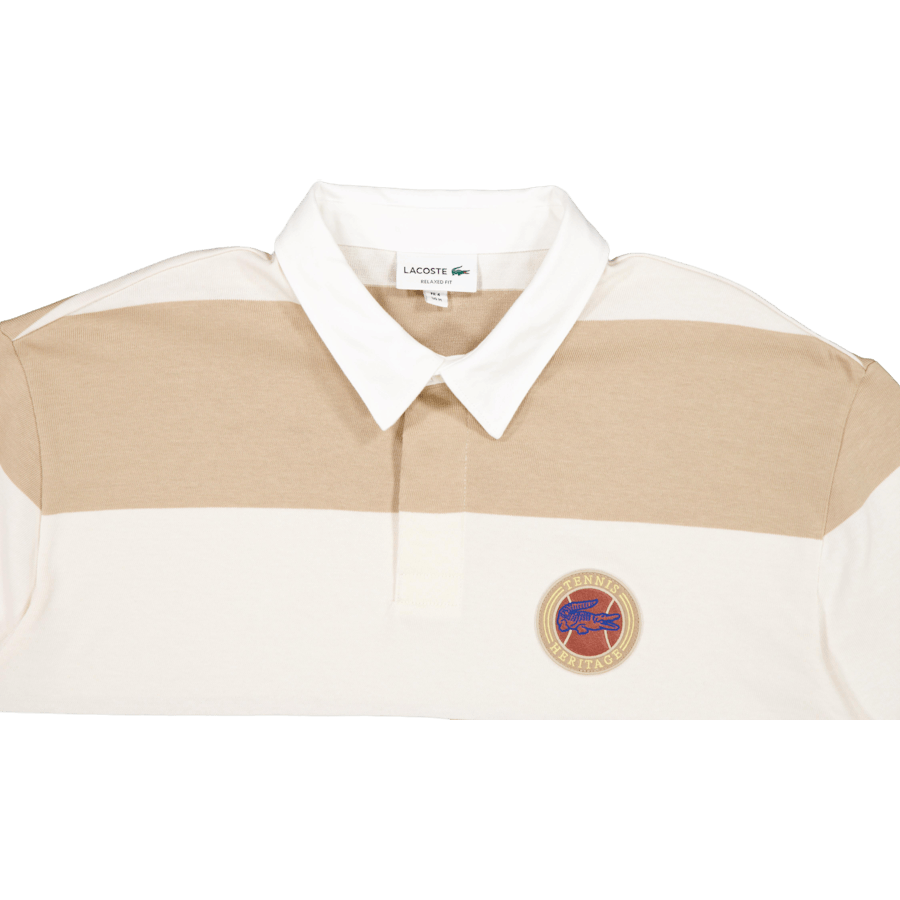 Relaxed Fit Striped Rugby Polo Viennese/lapland