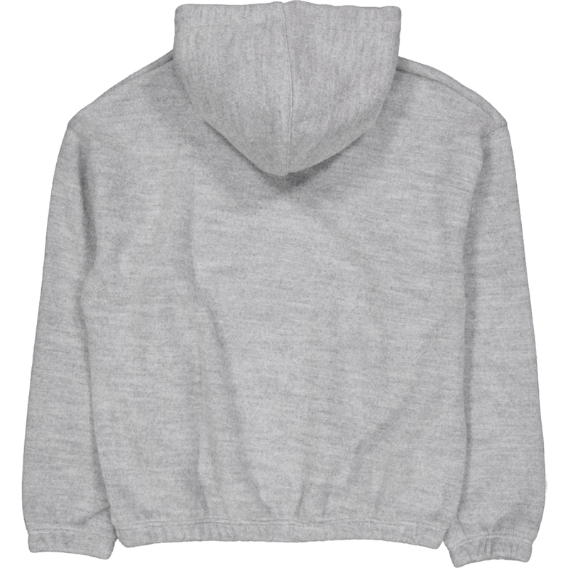 Embroidered Signature Hoodie Silver Chine