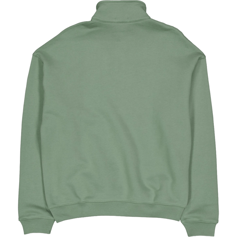 Heavy Fleece Zipper Neck Sweat Thyme