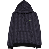 Monogram Fleece Hoodie Graphite Sombre/black