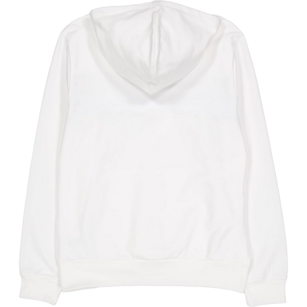 Colour-block Fleece Hoodie Flour/olive-delphinium