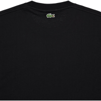Signature Print Cotton T-shirt Black