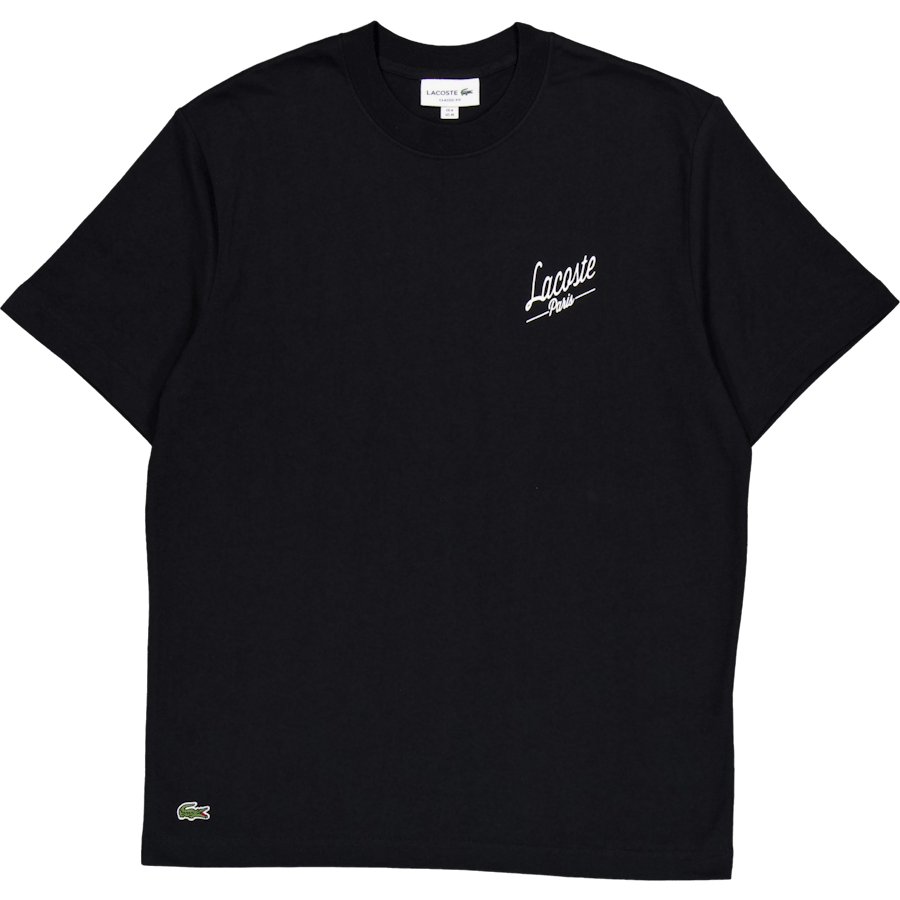 Multi Print Jersey T-shirt Black