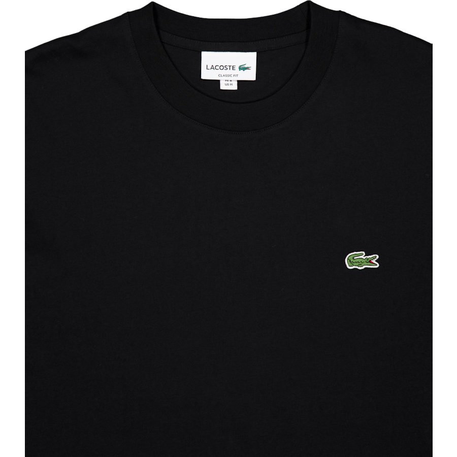 Long Sleeved Cotton T-shirt Black