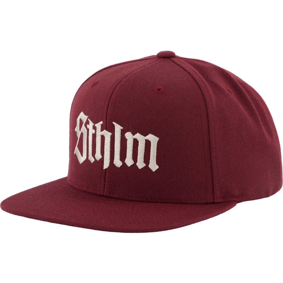 Sthlm Classic Snapback Burgundy/cream