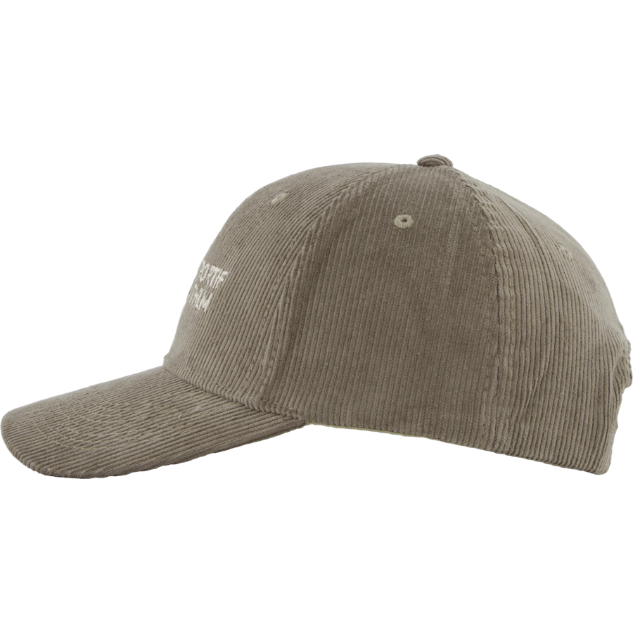 Mona S Corderoy Snapback Tan