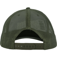 Sthlm Classic 6 Panel Trucker  Olive/white