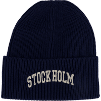 Stock Holm Fäshion Beanie Navy/cream