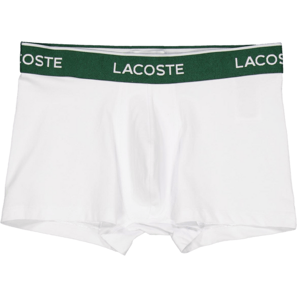 3-pack Stretch Cotton Trunks Black/white-silver Chine