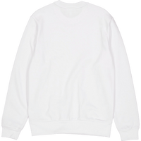 Fleece Crew Neck Sweatshirt White