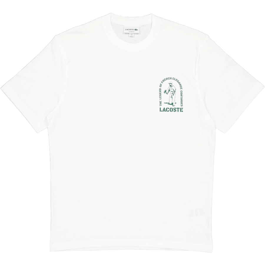Printed Cotton T-shirt White
