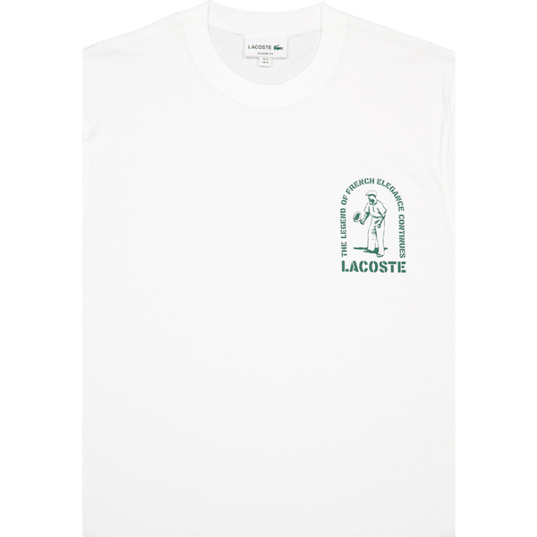 Printed Cotton T-shirt White