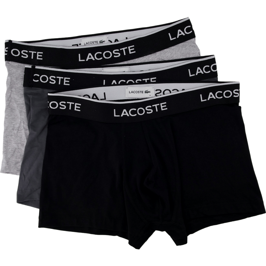 3-pack Stretch Cotton Trunks Silver Chine/flagstone-bl
