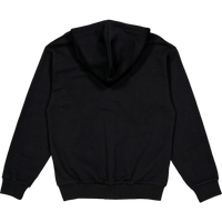 Zip-up Fleece Hoodie Black