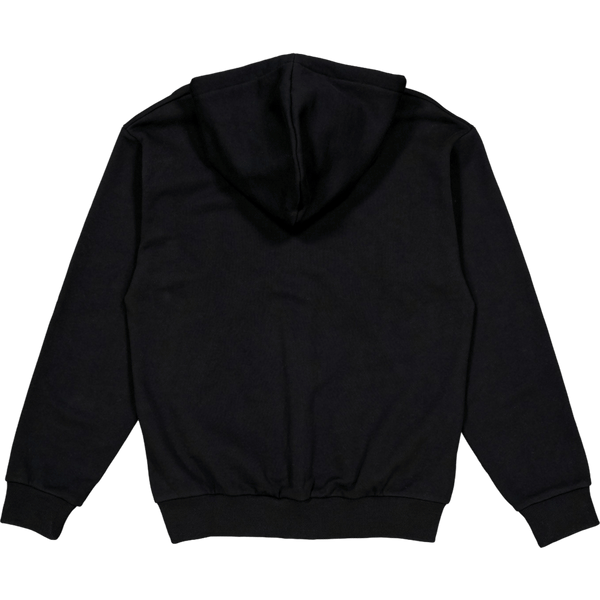 Zip-up Fleece Hoodie Black