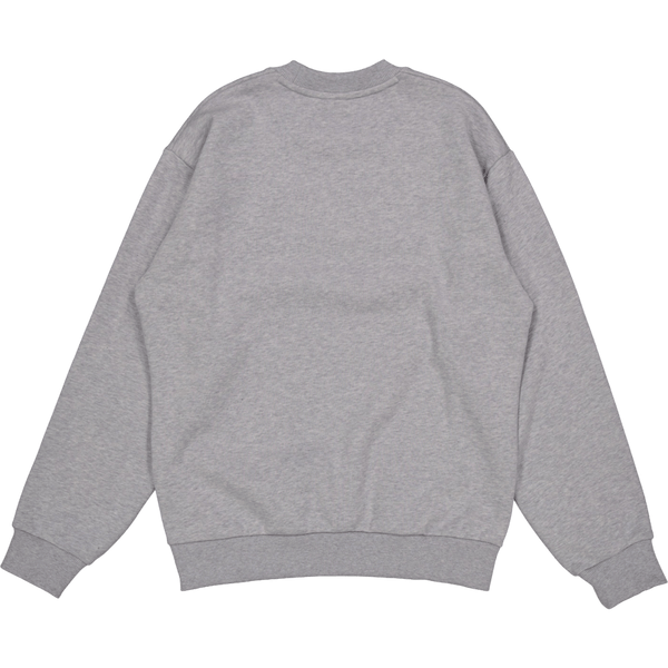 Cotton Fleece Sweatshirt Silver Chine