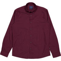Oxford Shirt L/s Burgundy