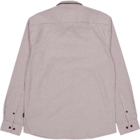 Oxford Shirt L/s Burg/stripe