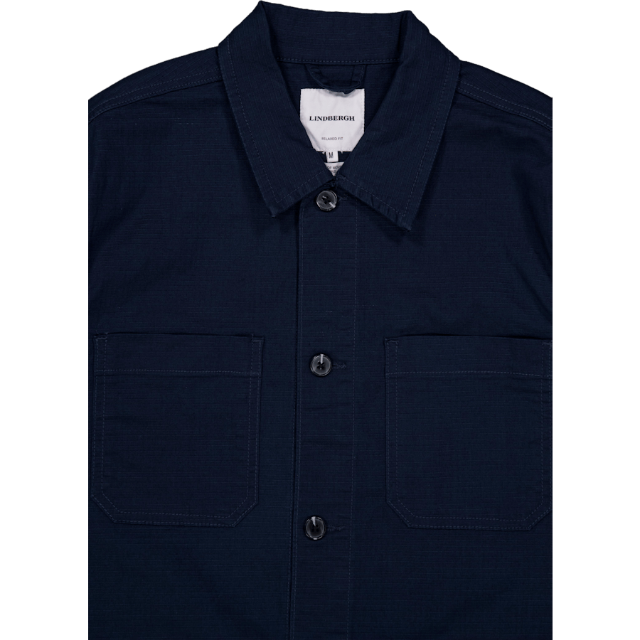 Rip Stop Overshirt Navy