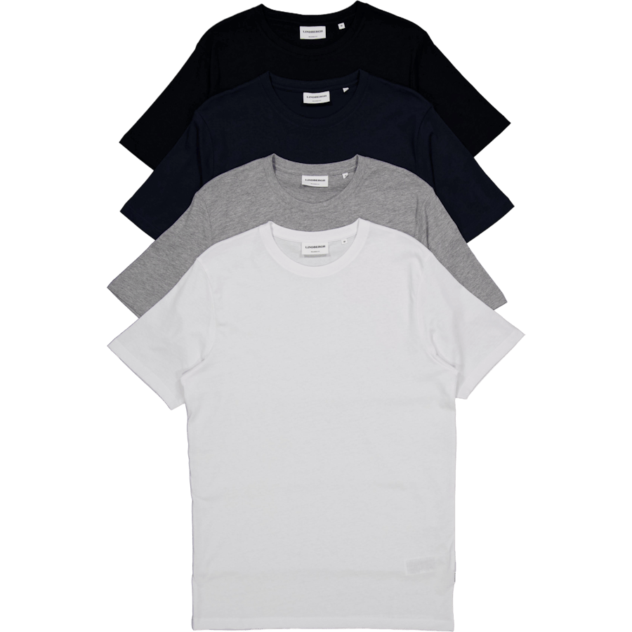 Cotton T-shirts 4-pack Multi
