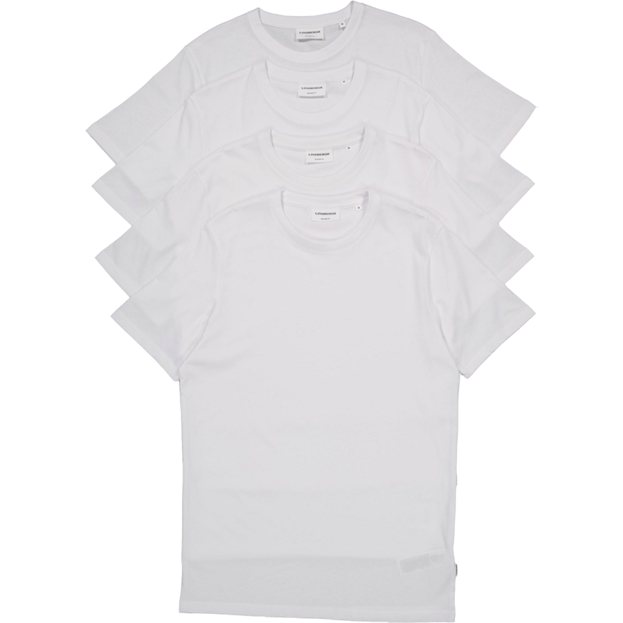 Cotton T-shirts 4-pack White