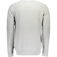 Structure O-neck Knit L/s Gry
