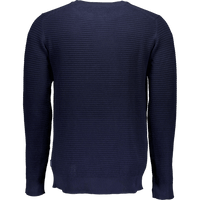 Structure O-neck Knit L/s Nvy
