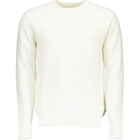 Structure O-neck Knit L/s Whi