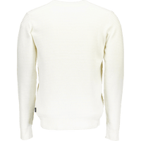 Structure O-neck Knit L/s Whi