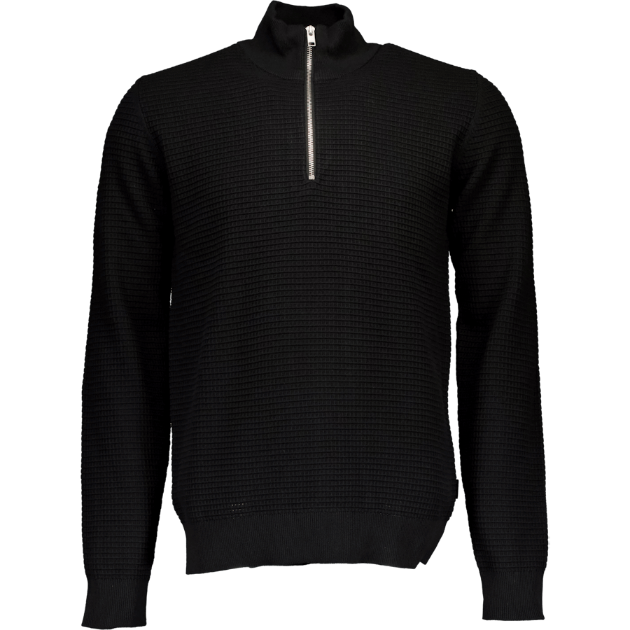 Half Zip Black
