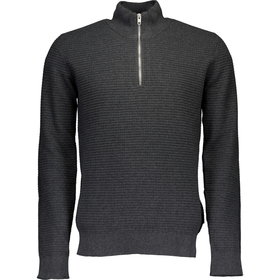 Half Zip Charcoal