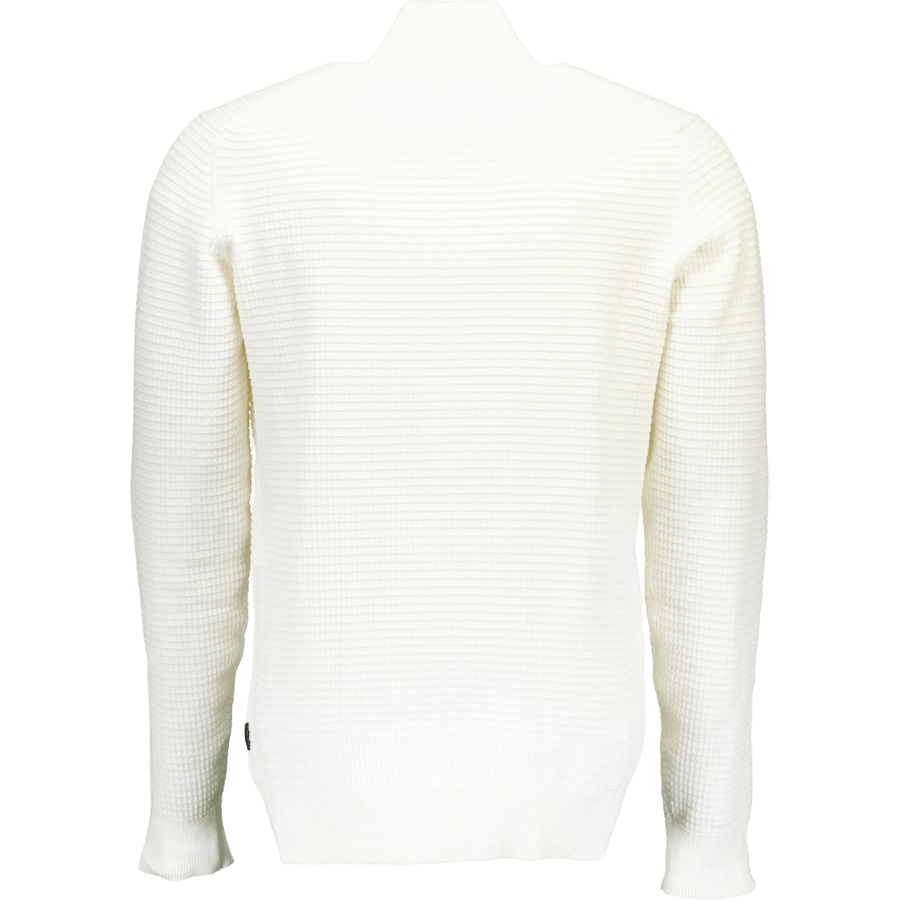 Half Zip Off White