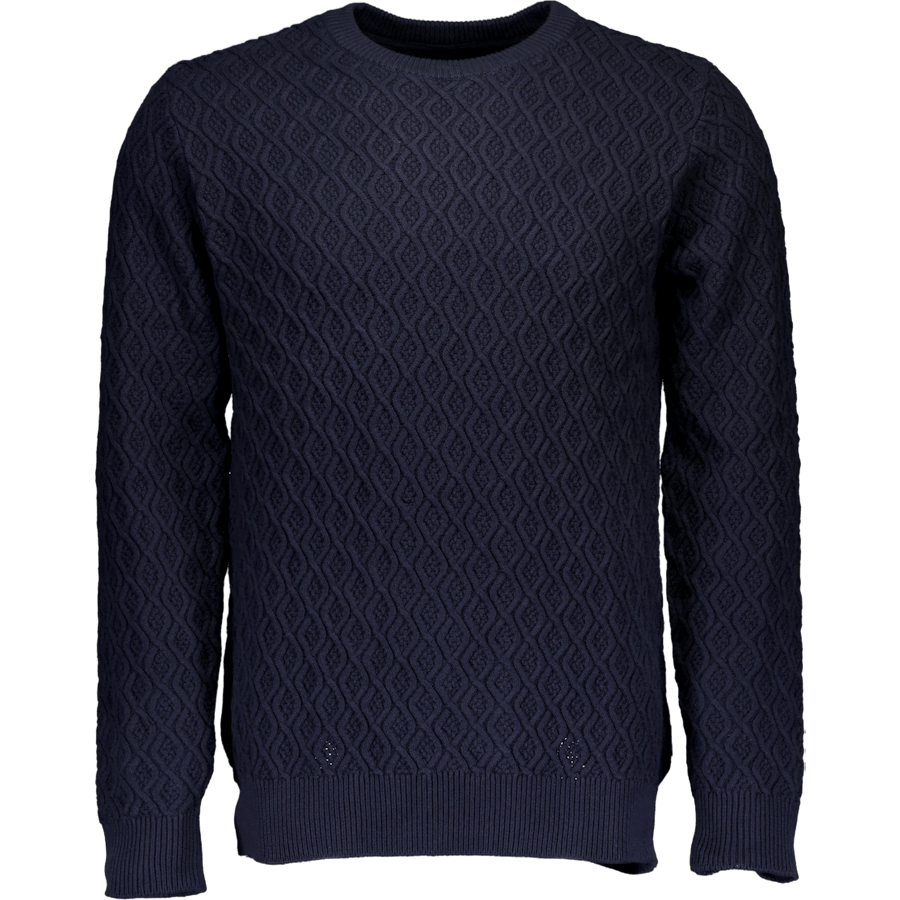 Recycle Knit Jumper Blue