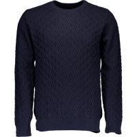 Recycle Knit Jumper Blue