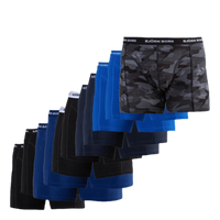 Sammy Solid Shorts 12-Pack Black
